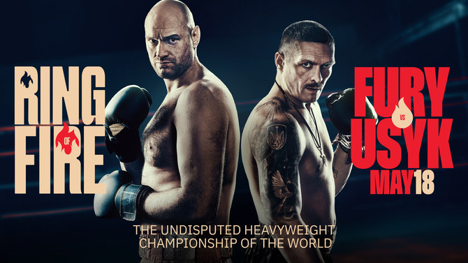 Heavyweight boxers Tyson Fury, Oleksandr Usyk face off in Riyadh on Saturday