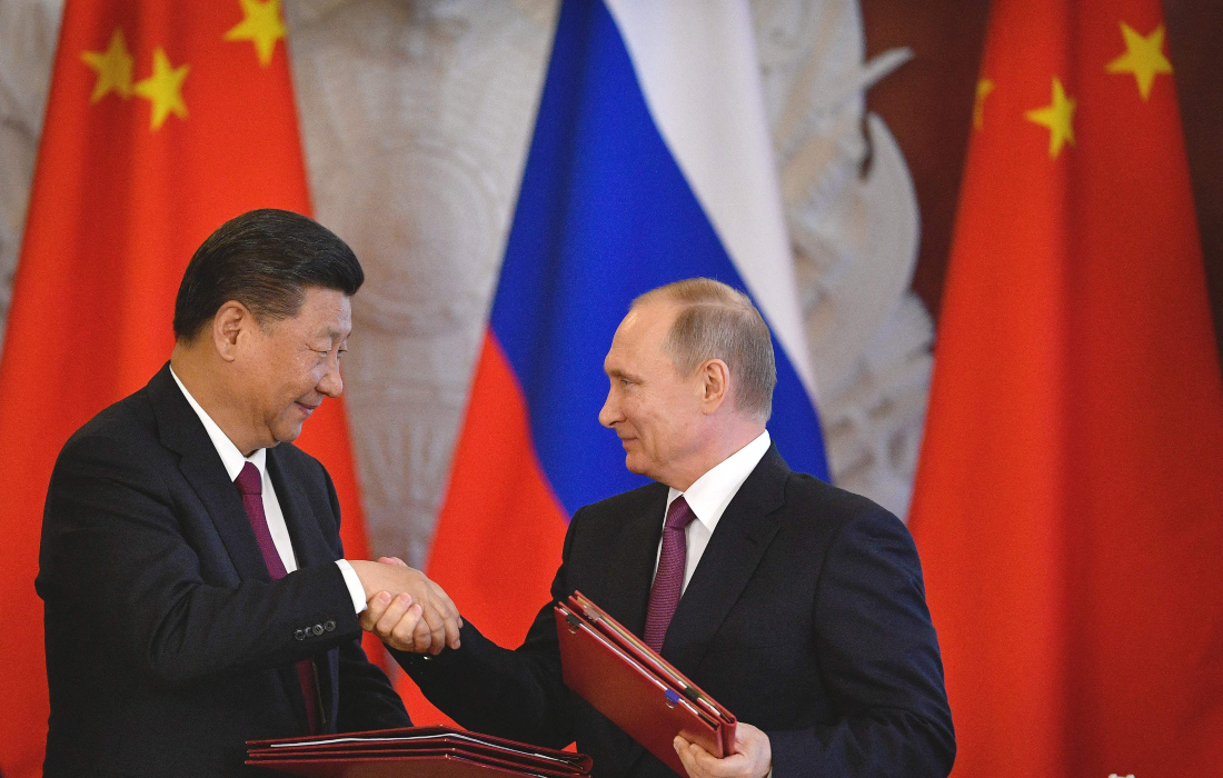 Russian President Vladimir Putin visited China on the invitation of leader Xi Jinping. (AFP)