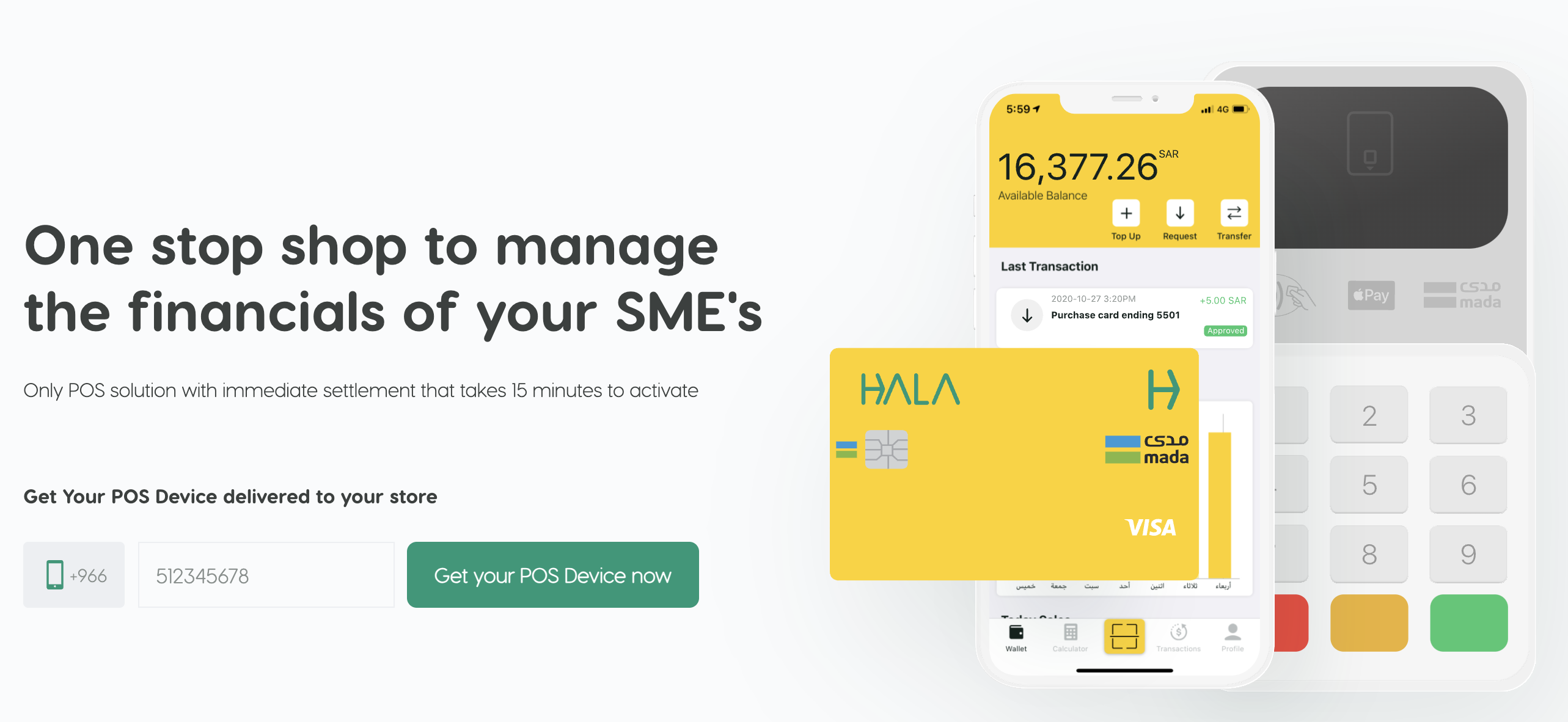 The Saudi-based fintech platform offers inbound and outbound payment options to small and medium enterprises. Hala