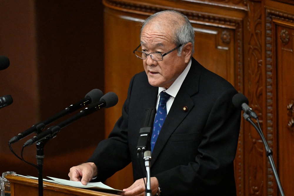 Japanese Finance Minister Shunichi Suzuki. (AFP)