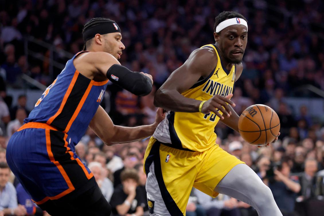 Pascal Siakam, an NBA champion with Toronto in 2019 and acquired from the Raptors in January, provided a key veteran presence on a young and a crucial skillset that made a big difference on Friday. (Getty Images/AFP)