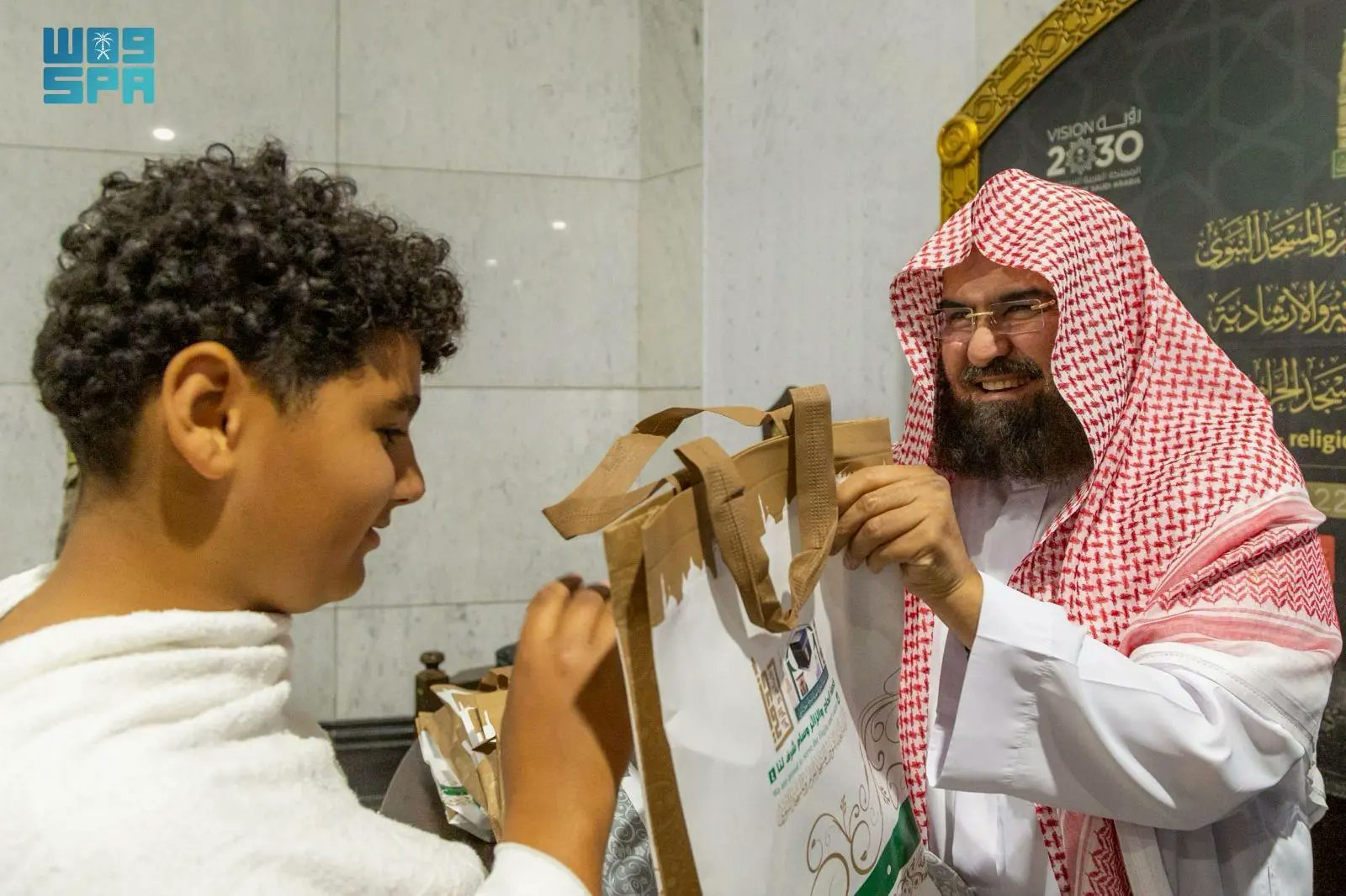 Scheme focuses on taking care of the sick, the elderly, and people with disabilities who are visiting the Grand Mosque and the Prophet’s Mosque. (SPA)
