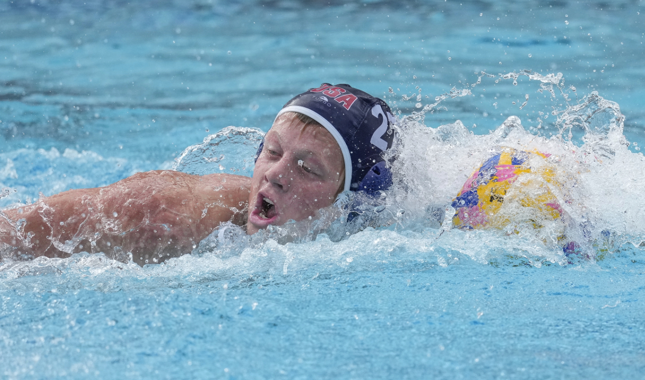 Chase Dodd (pictured) and brother Ryder Dodd are trying to make the USA Water Polo team men's roster, alongside another pair of brothers in Dylan and Quinn Woodhead. Ella Woodhead, Dylan and Quinn's sister, is in the mix for the loaded women's squad. (File/AP)