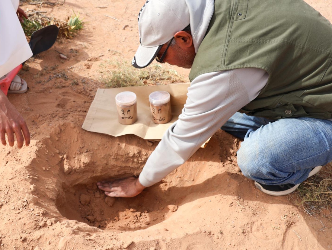 The center’s teams conducted extensive studies to better understand the processes of desertification and land degradation. (SPA)