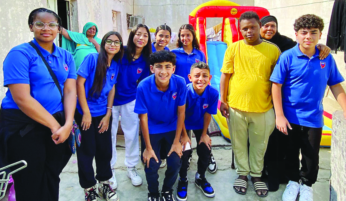 The club has organized various projects including delivering essential food items to more than 200 people across Jeddah, as well as Eid clothing drives. (Supplied)