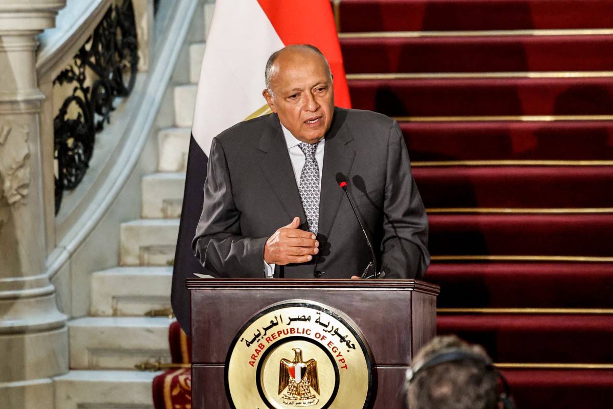 File Photo of Egyptian Foreign Minister Sameh Shoukry (AFP)