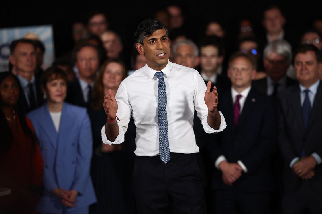 If Labour win the election, it would end 14 years of Conservative government and Britain, once known for its political stability, will have had six prime ministers in eight years for the first time since the 1830s. (AFP)