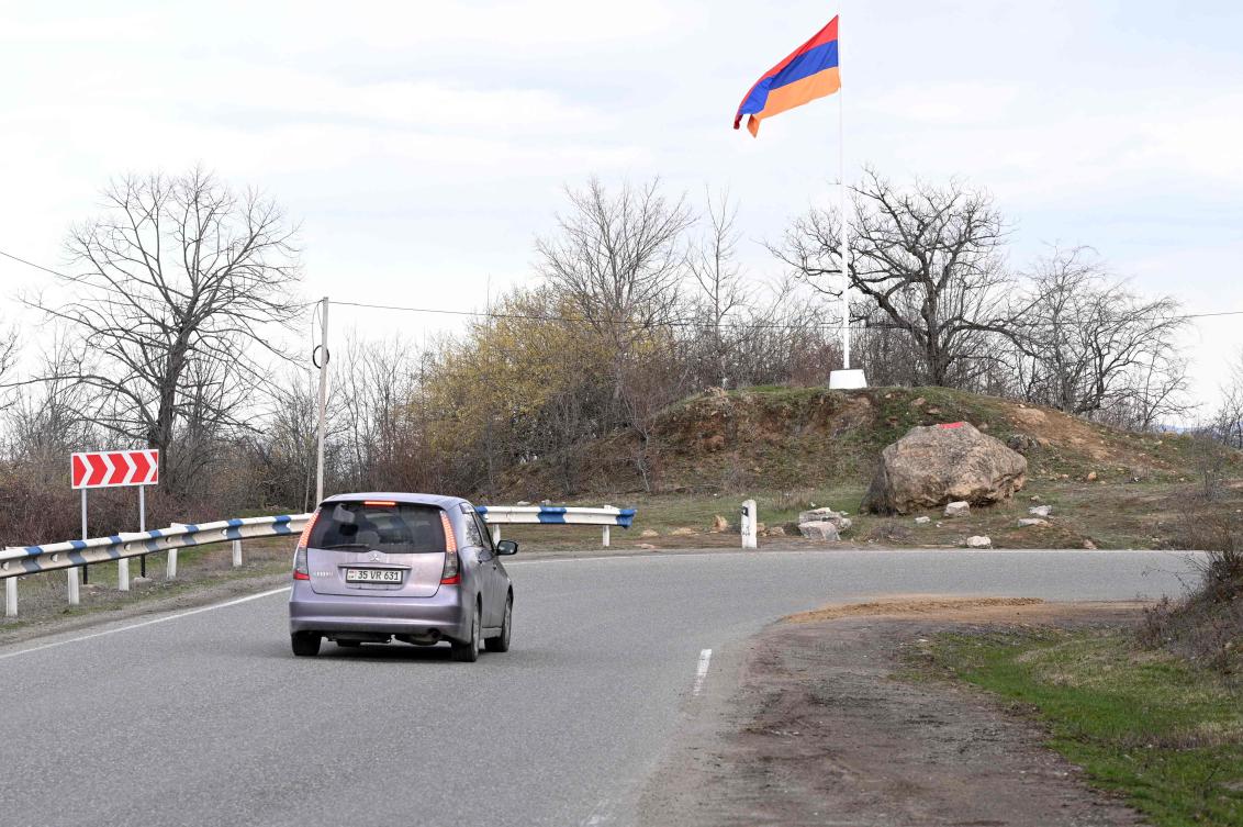 The two ex-Soviet countries in the Caucasus fought two wars in the 1990s and in 2020 for control of the breakaway region of Nagorno-Karabakh. (AFP)