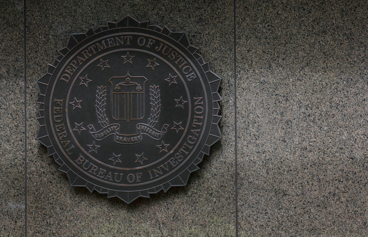 A view shows a sign on J. Edgar Hoover FBI building in Washington, D.C. (REUTERS/File Photo)