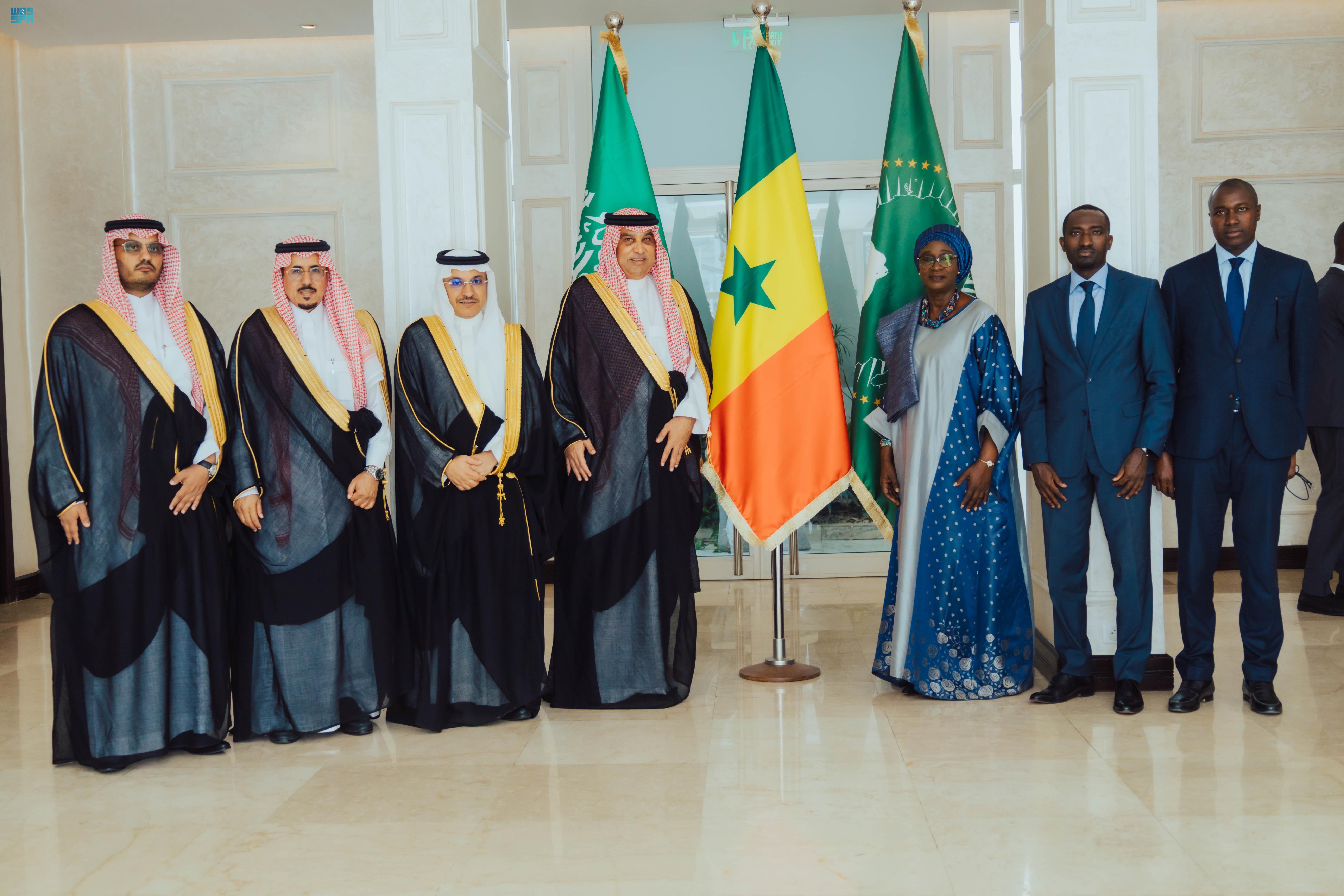 The Saudi delegation is currently conducting an official visit to the Republic of Senegal. (SPA)
