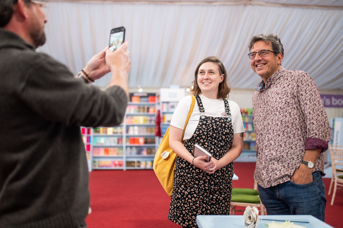 More than 700 writers and publishing professionals have signed a statement by FFB concerning the Hay festival campaign. (X: @hayfestival)