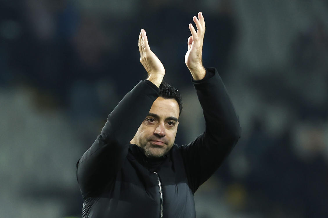 Xavi Hernández said Saturday that he is leaving Barcelona with “a clear conscience” that he did his best after the club decided to part ways with the former player, but that it will be up to president Joan Laporta to explain why he is going. (AP/File)