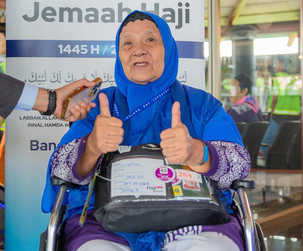 Elderly Indonesian pilgrims have expressed gratitude for the ease of procedures, the Saudi Press Agency reported on Sunday. (SPA)