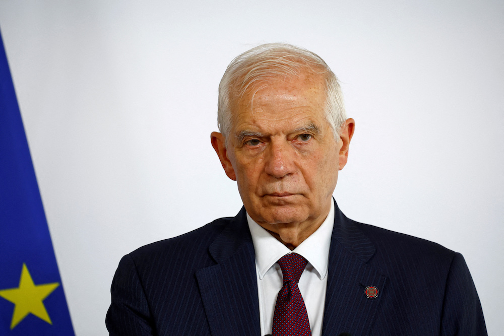 A “strong” Palestinian Authority is needed to bring peace in the Middle East, EU foreign policy chief Josep Borrell said Sunday. (Reuters/File Photo)