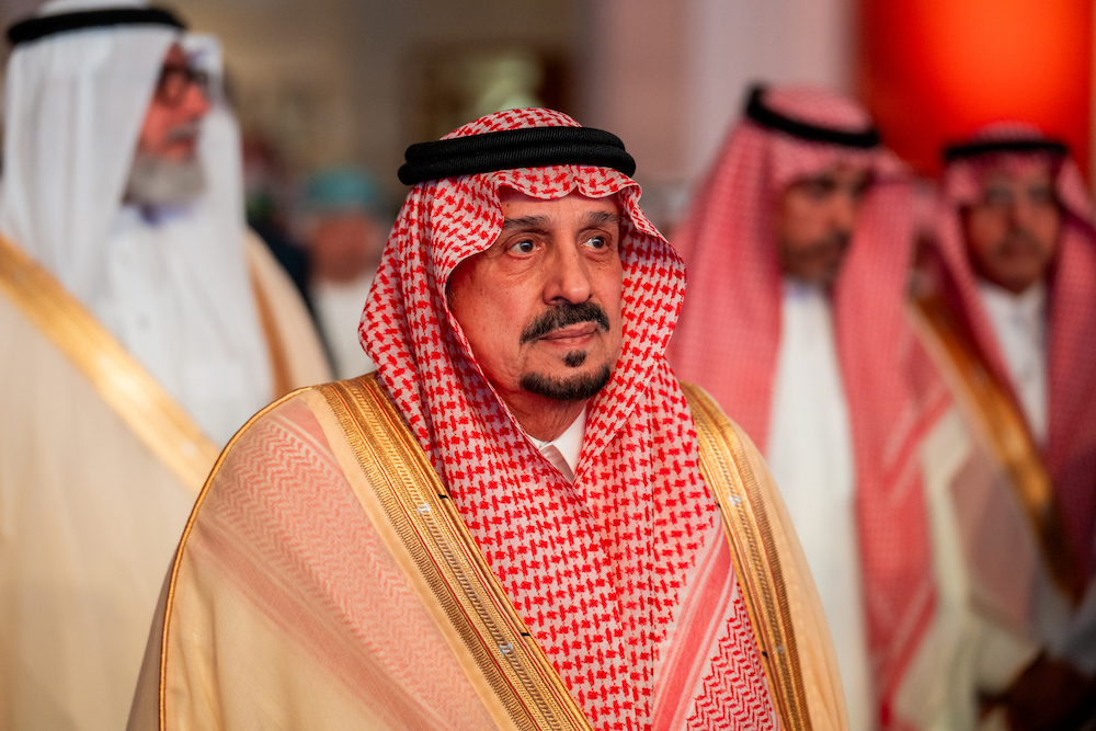 The Governor of Riyadh Province, Prince Faisal bin Bandar bin Abdulaziz Al-Saud, was among the dignitaries who graced the event. (Abdulrahman Bin Shalhoub/AN)