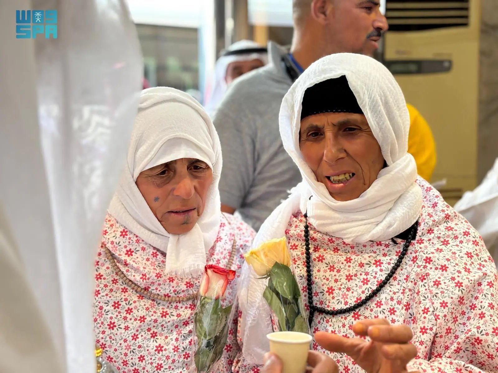 The first group of Syrian pilgrims arrives in Makkah on Tuesday, Saudi Press Agency reported. (SPA)