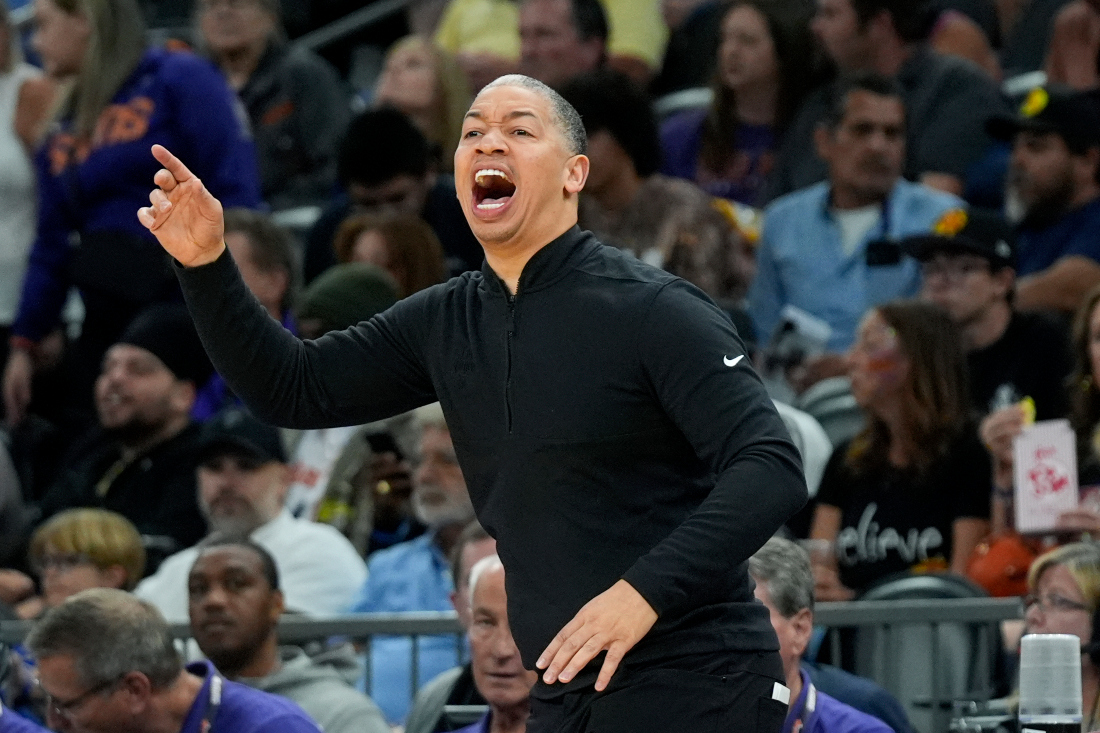 The Los Angeles Clippers have signed coach Tyronn Lue to a long-term contract after winning a division title in his fourth season. (File/AP)