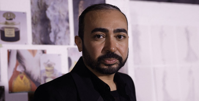 Saudi designer Mohammed Ashi is the founder of the Paris-based label Ashi Studio. (AFP)