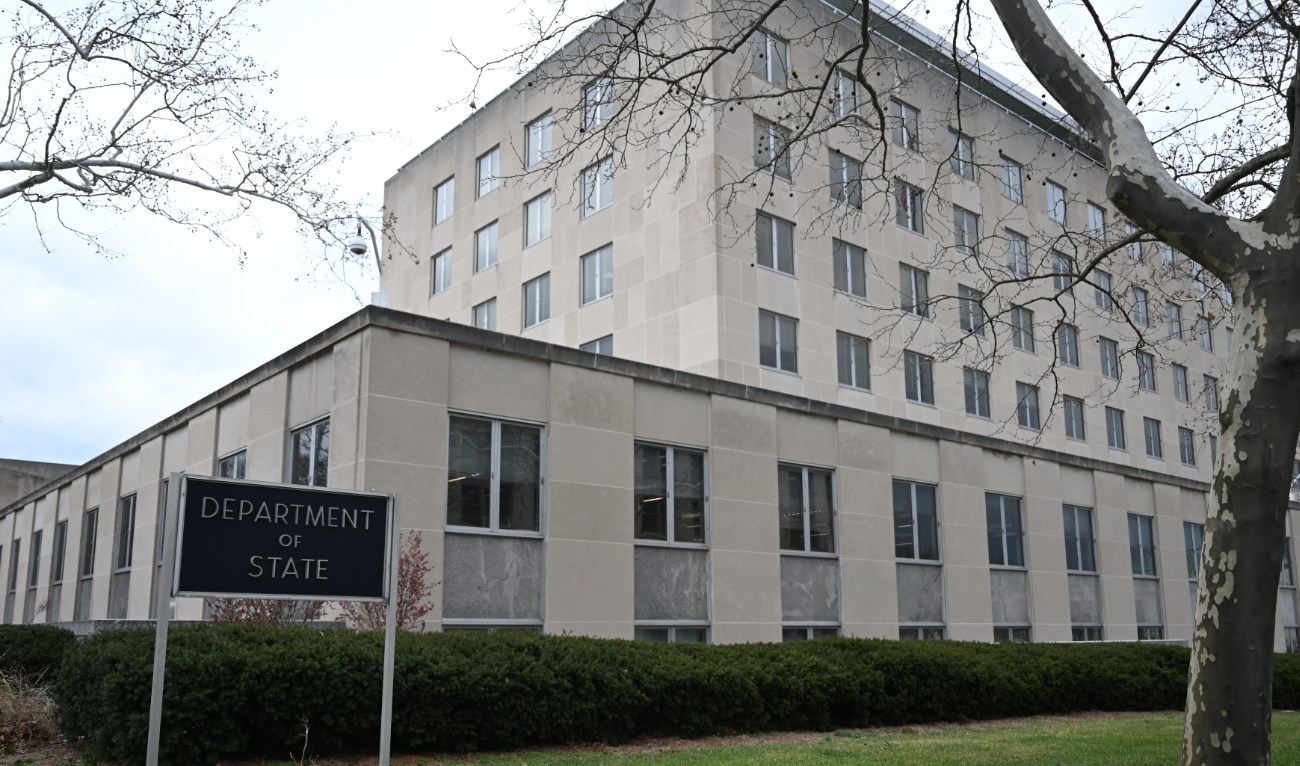 Officials who resigned prior to Gilbert include Arabic language spokesperson Hala Rharrit and Annelle Sheline of the human rights bureau. (AFP/File)