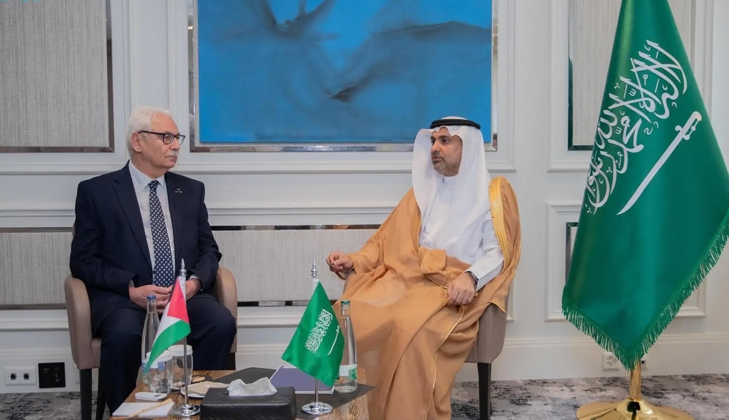 Saudi, Palestinian health ministers discuss cooperation