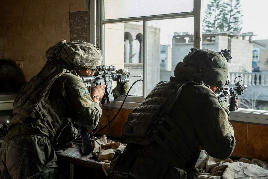Israeli soldiers continue military operations in the Gaza Strip, amid the ongoing conflict between Israel and the Palestinian militant group Hamas. (File/AFP)