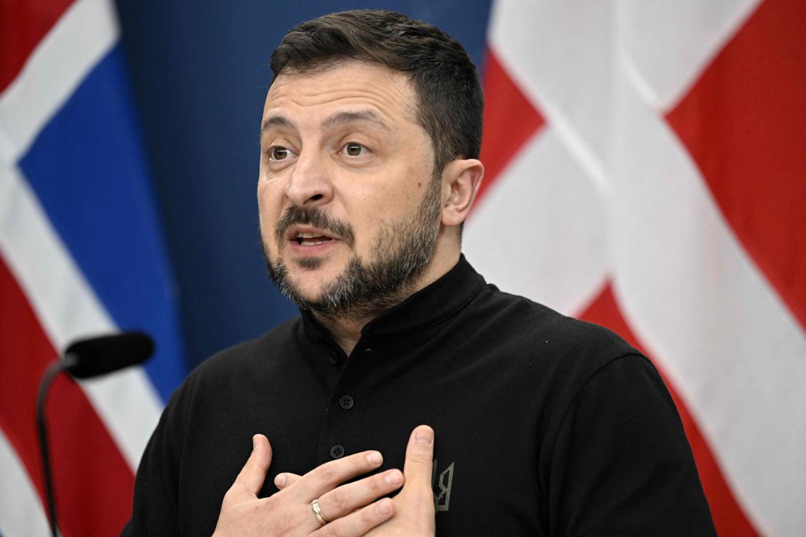 Ukrainian President Volodymyr Zelensky on May 31, 2024, hailed the United States’ decision to allow Kyiv to use American-supplied weapons to strike in Russia, with some restrictions. (AFP)