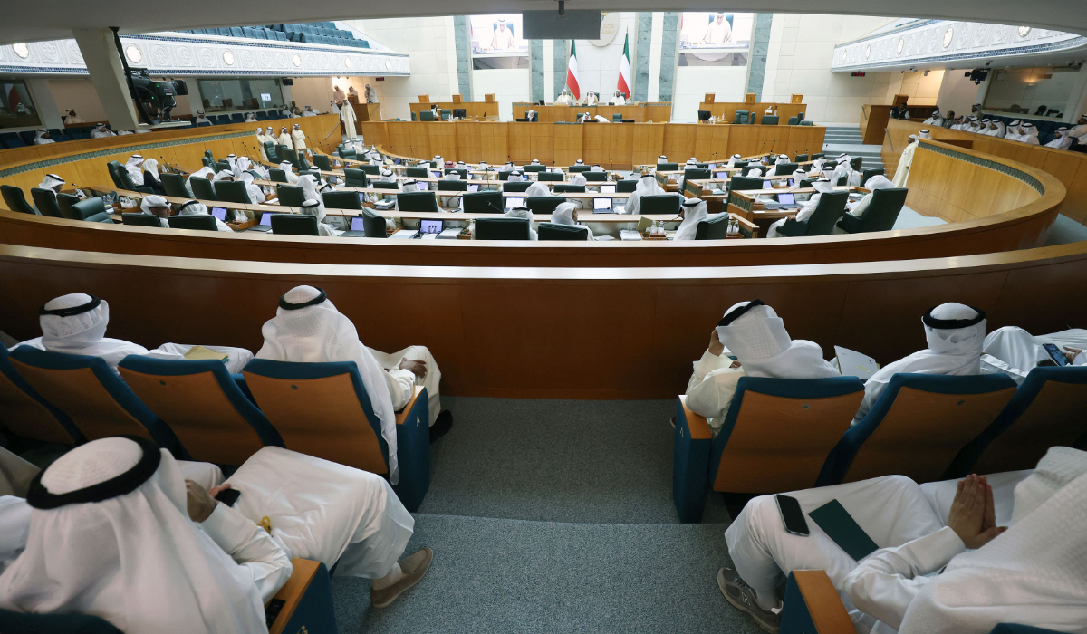 Kuwait's Members of Parliament attend a parliament session at the national assembly in Kuwait City. (AFP file photo)
