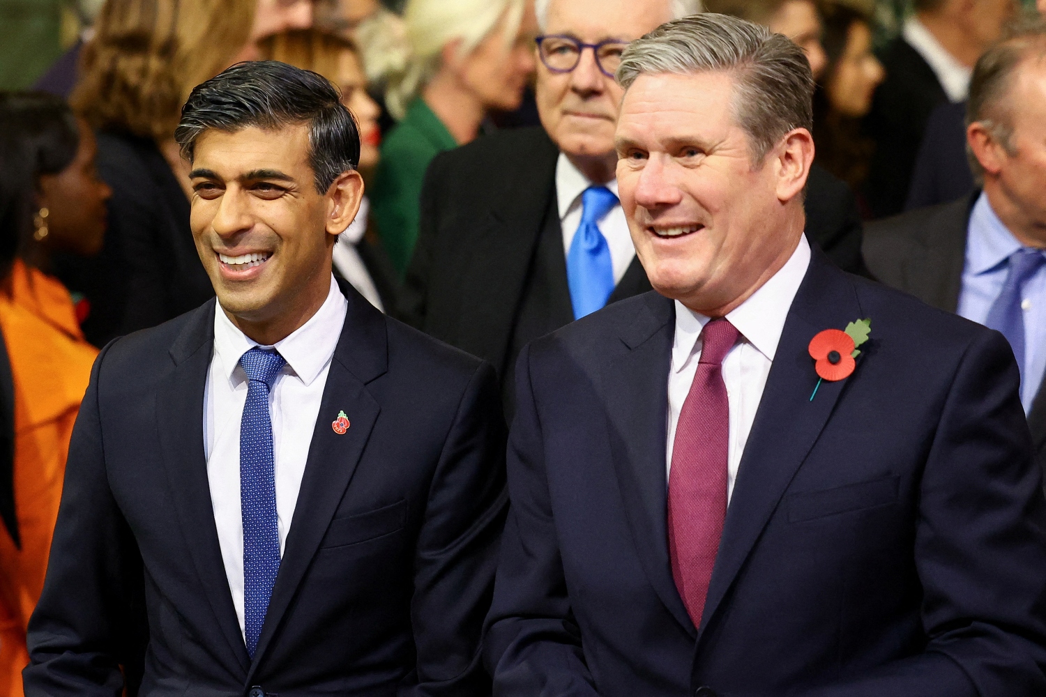 The July election will be a race in which Sunak and Starmer will rarely inspire, as they are both short on charisma (File/AFP)