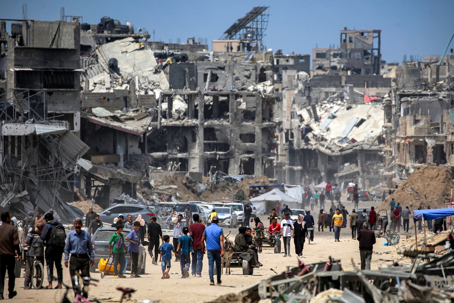The Nakba of May 15, which is now 76 years old, is not only ongoing but also being perpetually renewed (File/AFP)