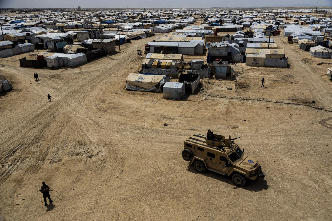 Iraq has repatriated hundreds more of its citizens linked to the Daesh group from a sprawling camp in northeastern Syria. (File/AP)