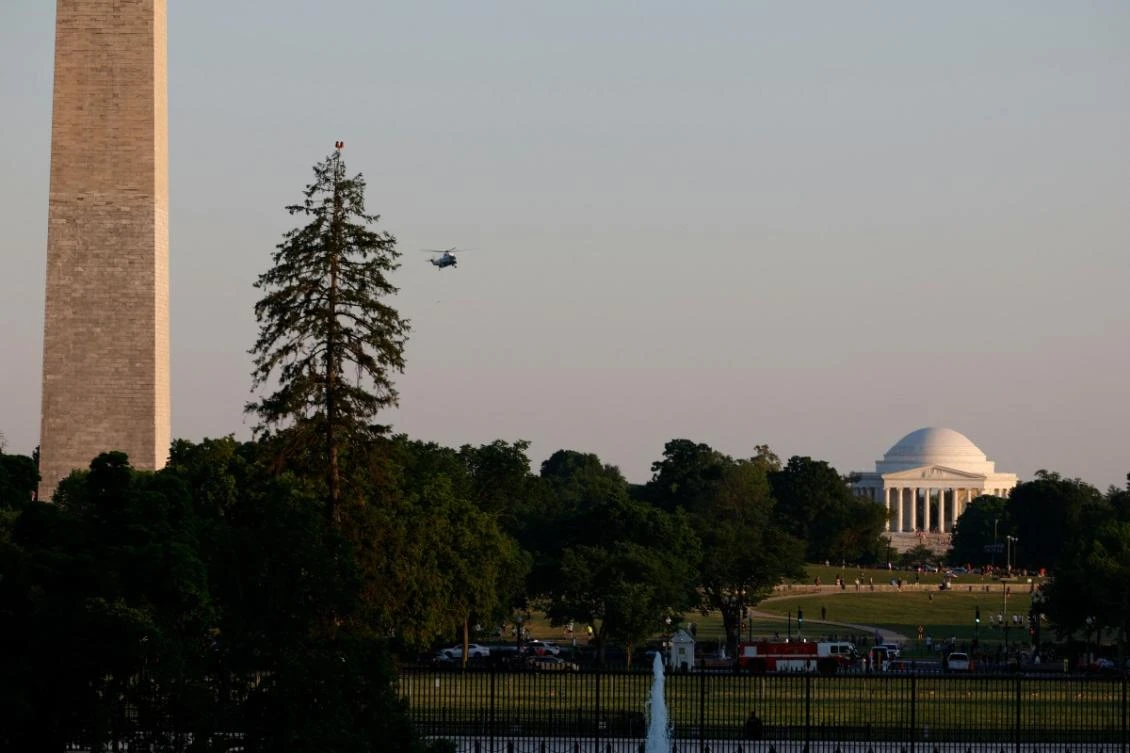 Security protocols were implemented but there was no threat to the White House. (File/AFP)