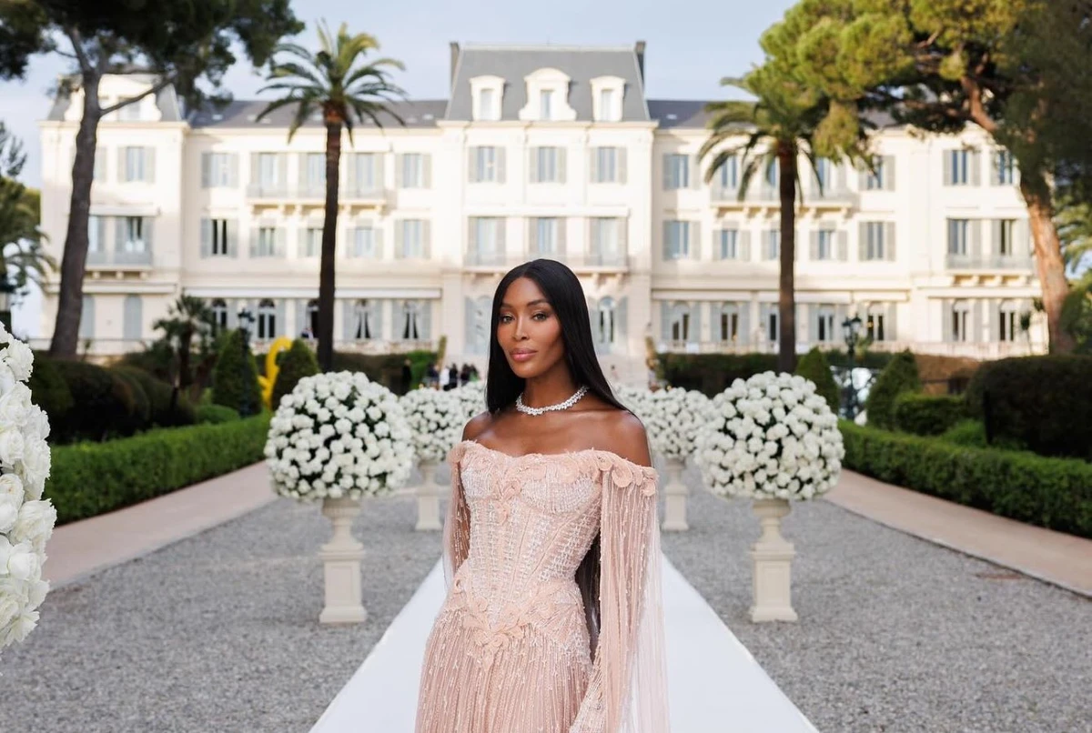 British supermodel Naomi Campbell wowed fellow guests at the wedding of PrettyLittleThing founder Umar Kamani and model Nada Adelle, which took place at the Hotel du Cap-Eden-Roc in Antibes, France. (Instagram)