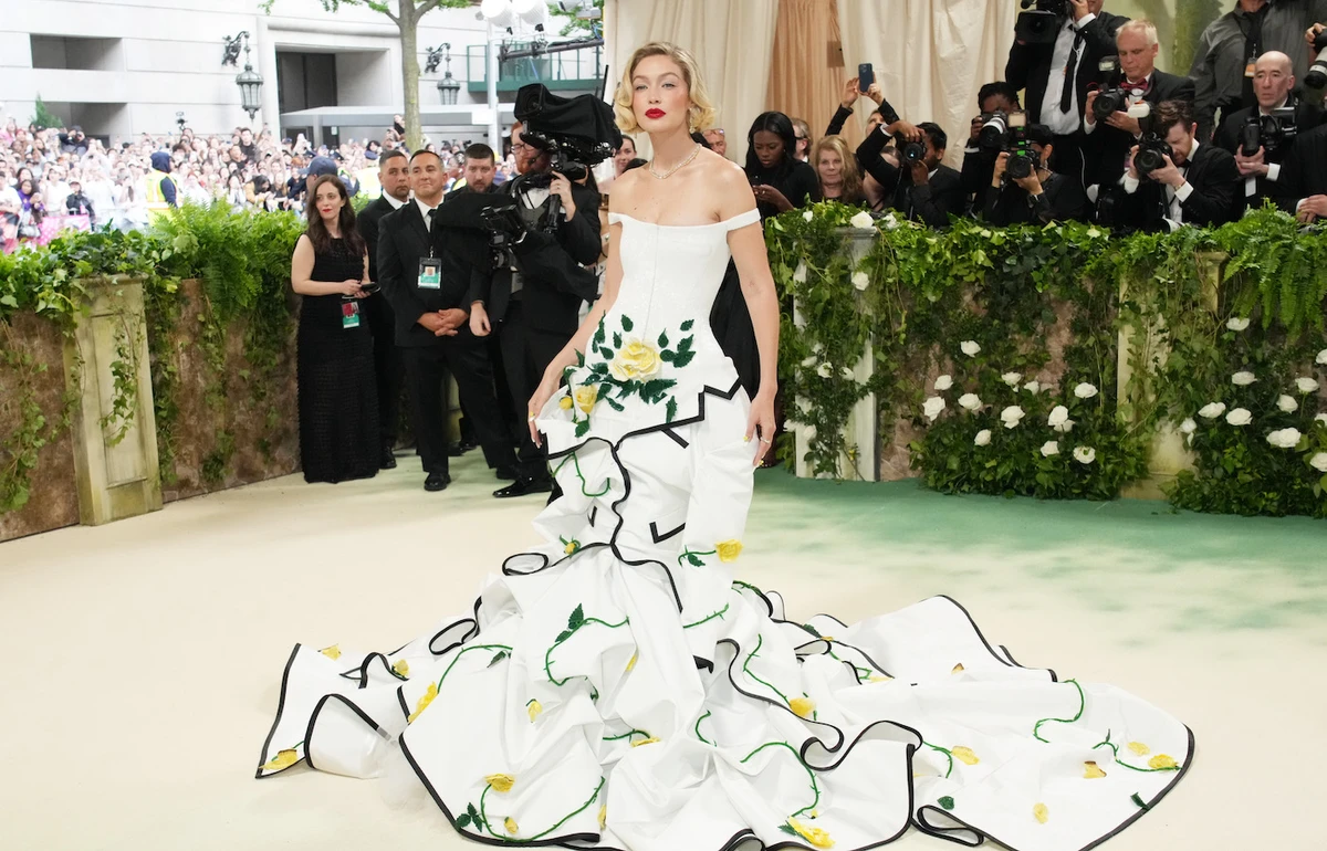 Gigi Hadid attended the Met Gala in New York. (Getty Images)