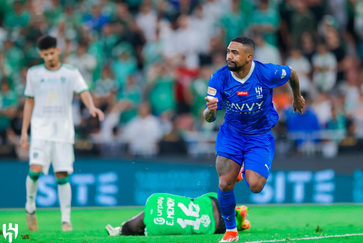 Malcom scores an 89th minute winner as Al-Hilal beat Al-Ahli in Jeddah. (X/@Alhilal_EN)