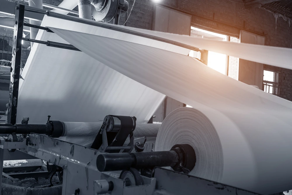 Paper production saw a month-on-month rise