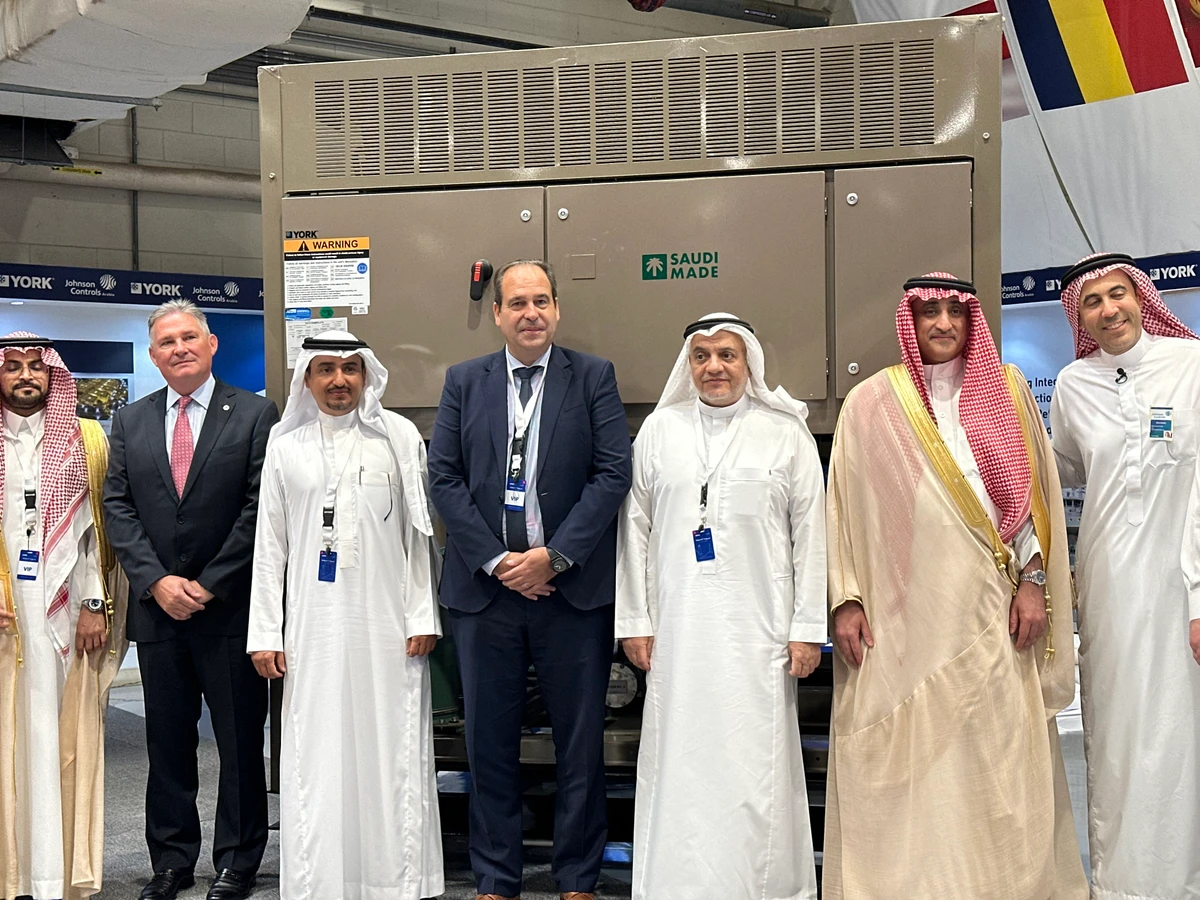 Johnson Controls Arabia celebrates export milestone of Saudi-made scroll chillers to US