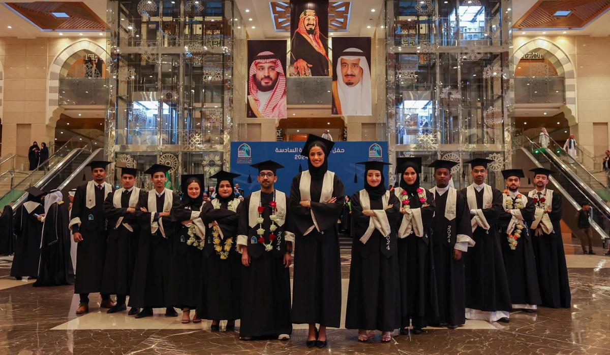 The graduation ceremony of the first batch took place at the King Salman International Convention Center in Madinah. (SPA)