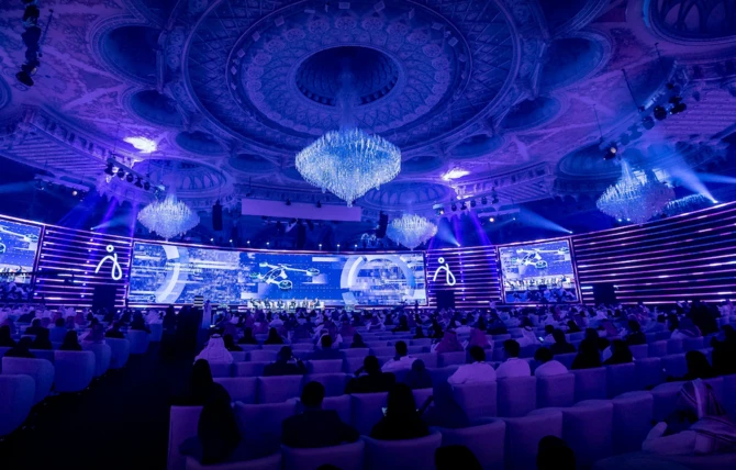 The Saudi Data and Artificial Intelligence Authority will host the third Global AI Summit from Sept. 10 to 12. (@globalaisummit)