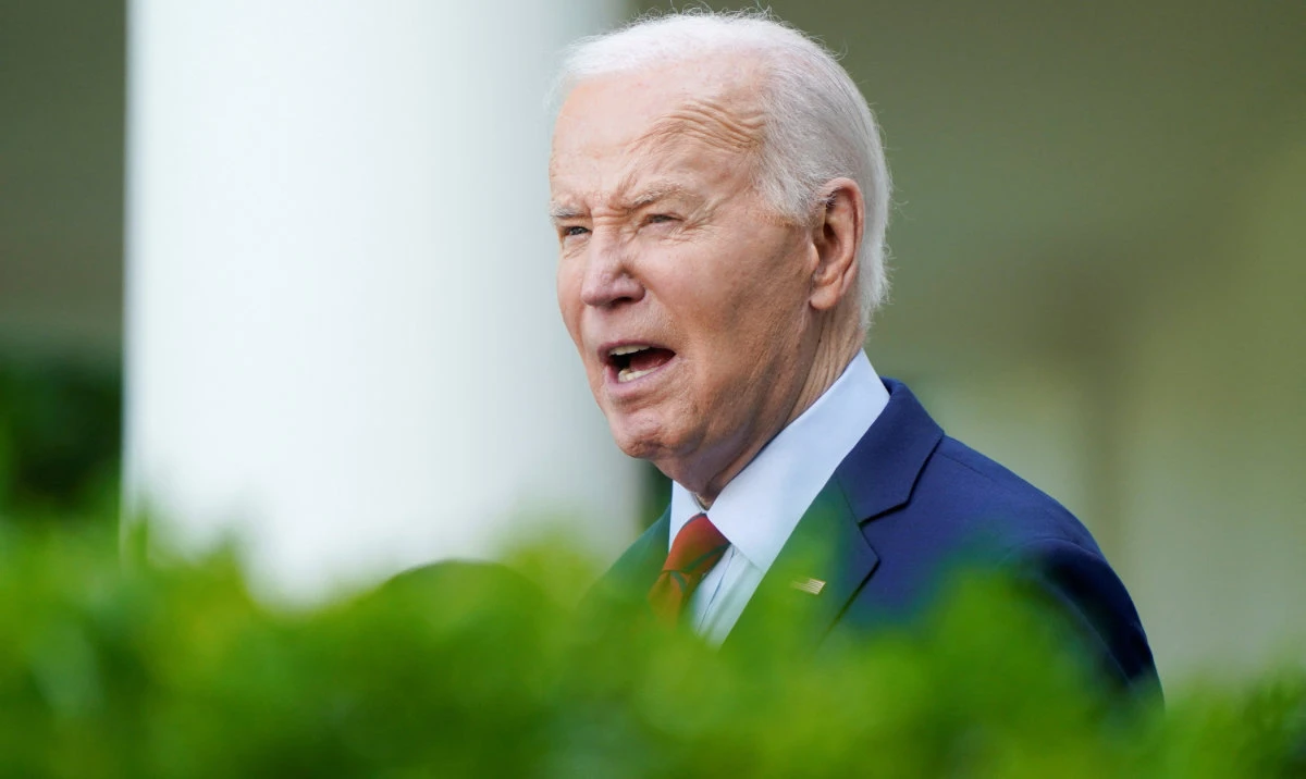 US President Joe Biden delivers remarks at a reception celebrating Asian American, Native Hawaiian, and Pacific Islander Heritage Month, in the Rose Garden of the White House, in Washington, US, May 13, 2024. (Reuters)
