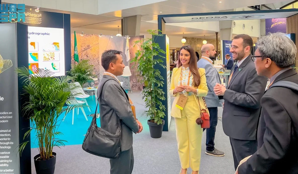 Themed ‘Geospatial Transition: powering the world economy,’ the four-day forum is taking place in rotterdam, the Netherlands, until May 16. (SPA)
