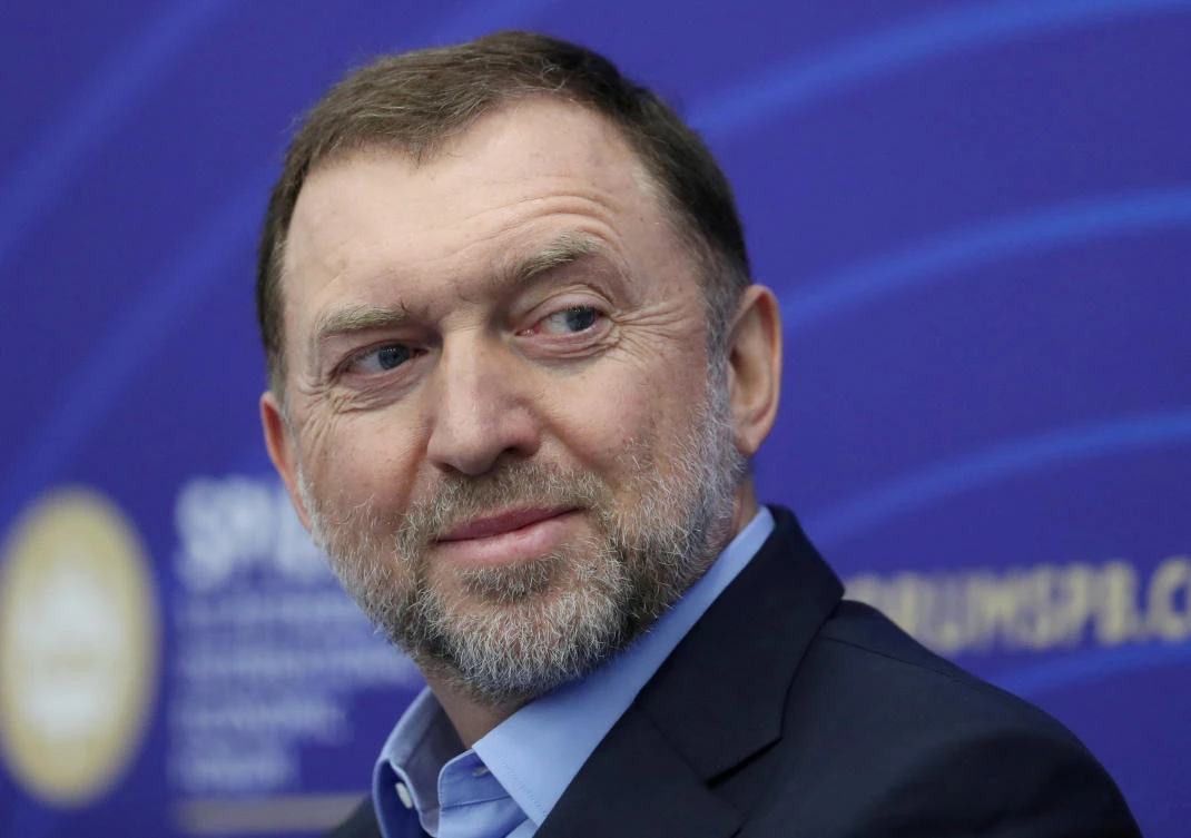 Russian tycoon Oleg Deripaska attends a session of the St. Petersburg International Economic Forum (SPIEF) in Saint Petersburg, on June 3, 2021. (Reuters/File)