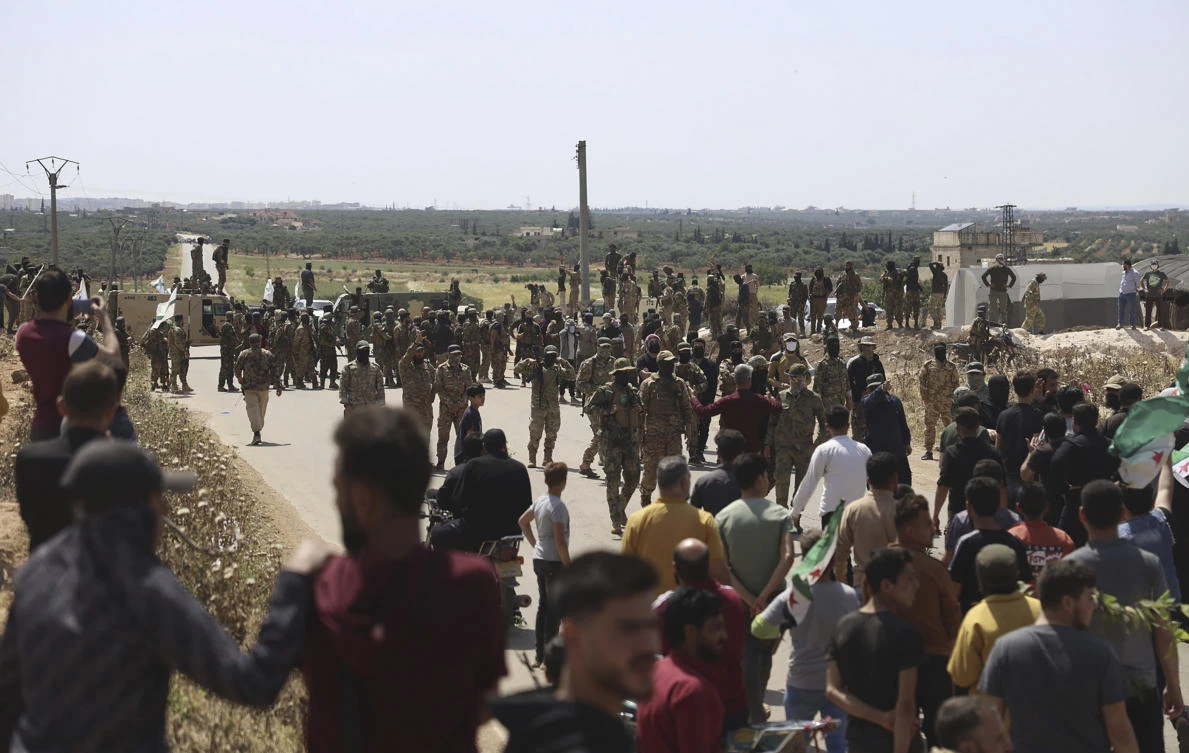 Protests against powerful group persist in Syria’s last major rebel stronghold