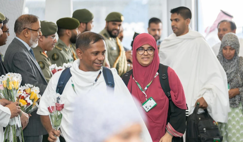 The Makkah Route Initiative streamlines the performance of Hajj for Bangladeshi pilgrims. (SPA)