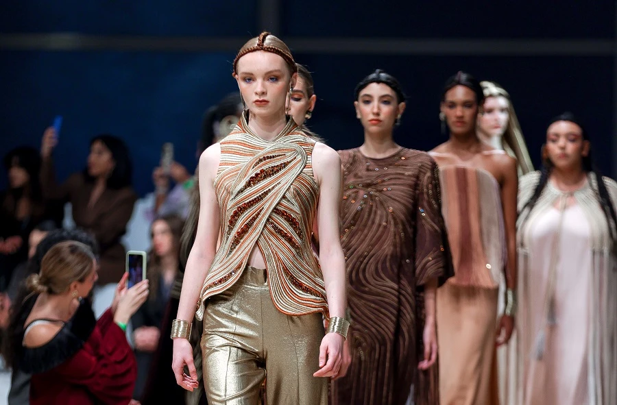 Moroccan designer Maison Sara Chraibi made her DFW debut in February. (Supplied)