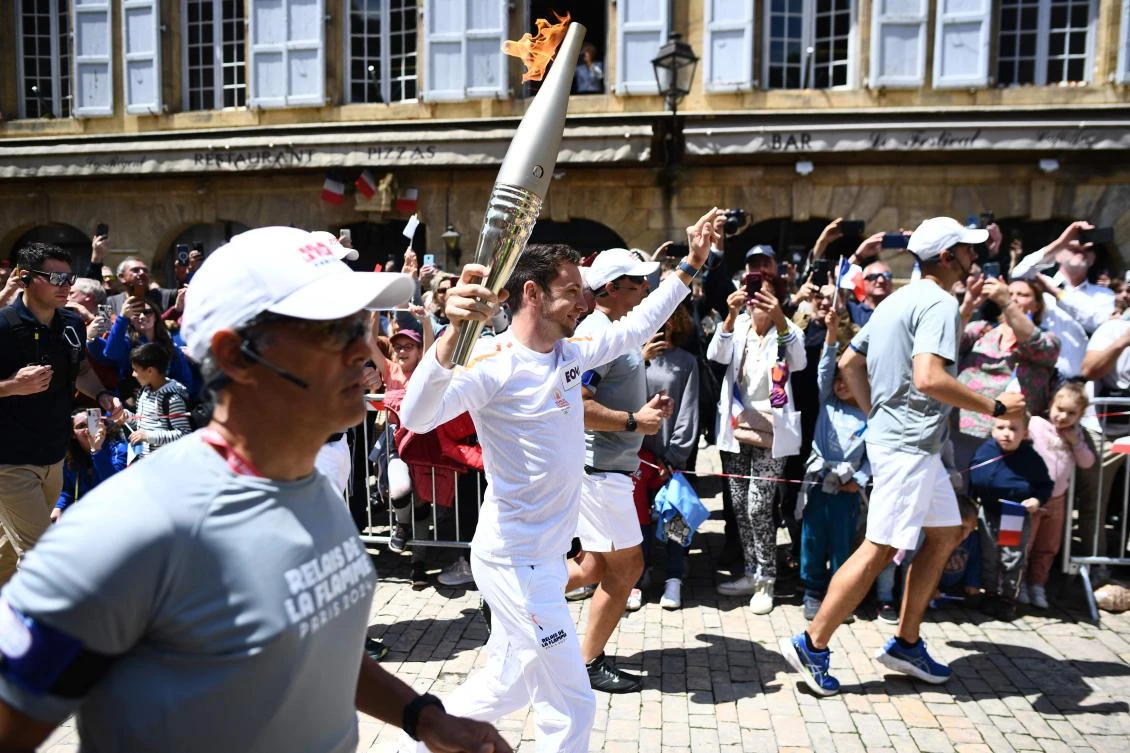Olympics-France arrests person planning ‘violent action’ during Olympic torch relay. (AFP)