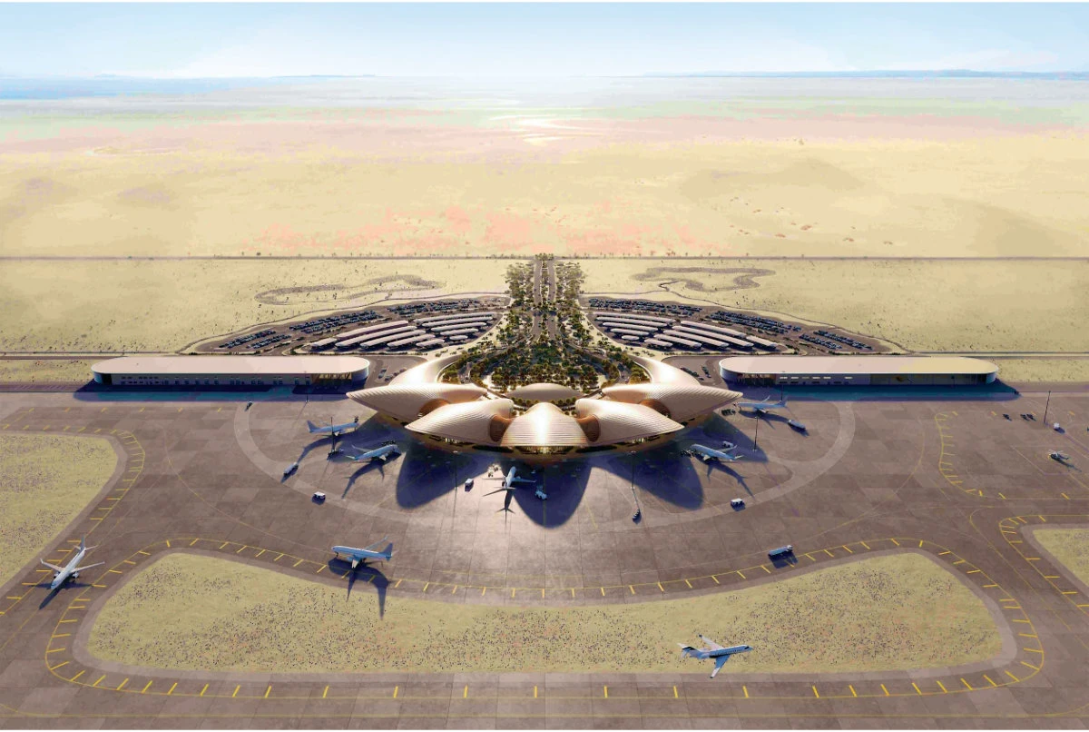 The Red Sea International Airport, located within three hours’ flying time of 250 million people, launched its first international flights earlier this year. (Supplied)