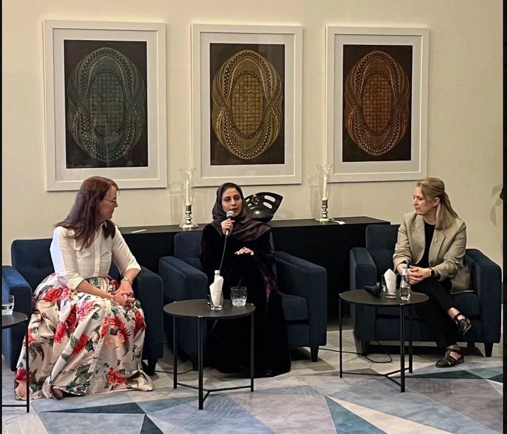 the US’ Deputy Chief of Mission Alison Dilworth and Australia’s Deputy Head of Mission Kim Ralston reflected on their experiences working alongside Saudi Arabia’s women. (Supplied)