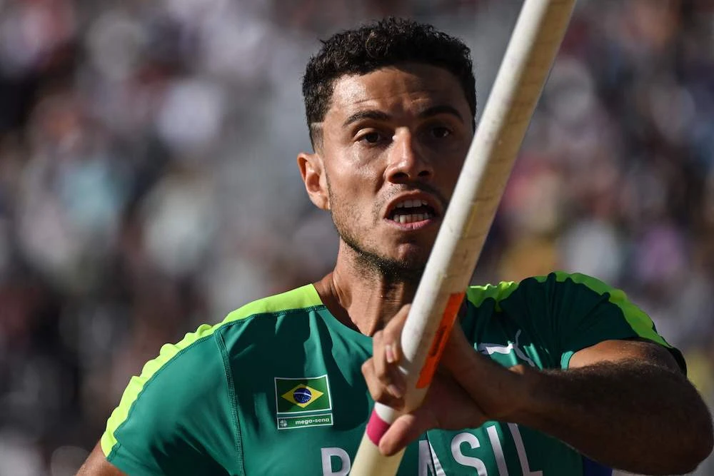 Brazil’s 2016 Olympic champion Thiago Braz will not be able to attempt to regain his title in Paris this year having been banned for 16 months for doping on May 28, 2024, by the Athletics Integrity Unit. (AFP file photo)