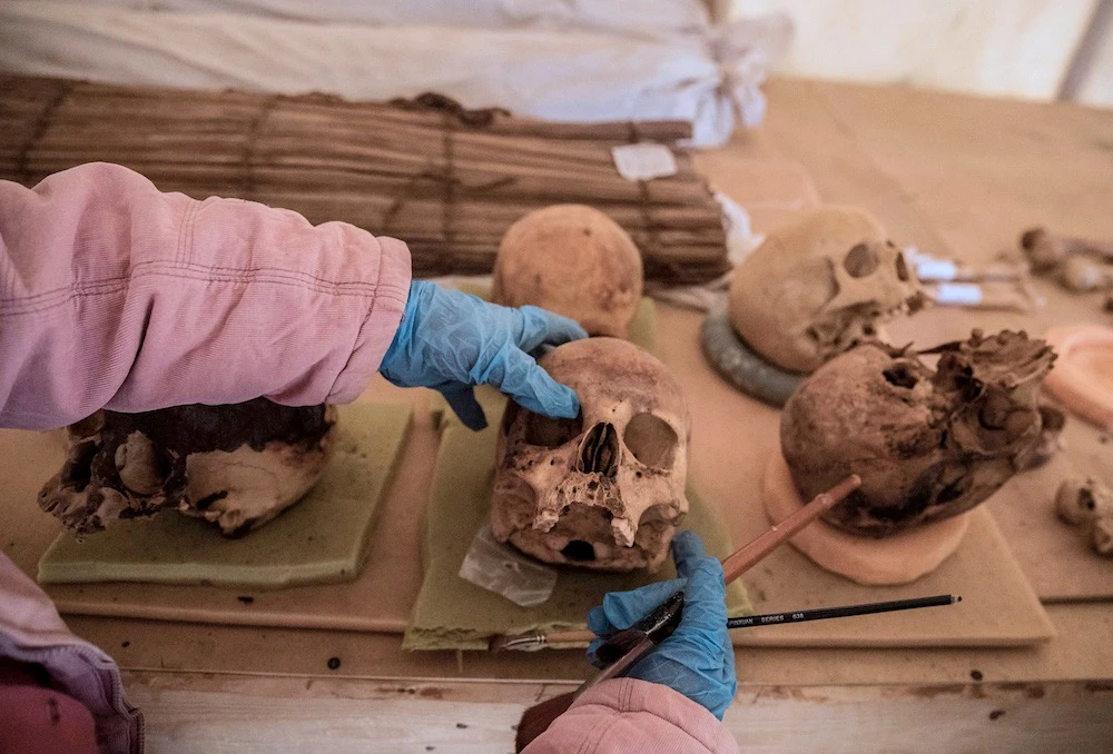 Historical texts documenting medicine in Ancient Egypt already revealed tremendous knowledge, including the ability to treat disease, traumatic injury and dental issues. (File: AFP)