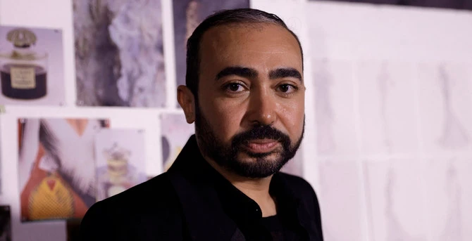 Saudi designer Mohammed Ashi is the founder of the Paris-based label Ashi Studio. (AFP)
